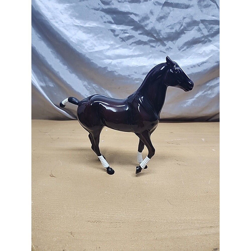 Vintage Hartland Horse Seal Brown Dark Bay Polo Pony  EUC